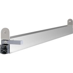 Athmer OT-Schiebetürdichtung, Schall-Ex®Slide M-20 WS ZA L 833mm, eloxiert zum Einnuten, B 19,7mm, H 30mm, Hub 12mm, DIN Links, einseitig, ALU (mit Zubehör 5114) Nr. 1-846-0833-1