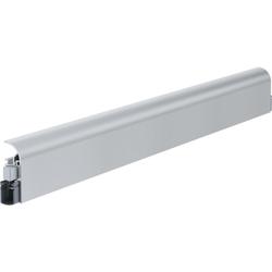 Athmer Türabsenkdichtung, 1055mm, Schall-Ex® Applic A, silberfarbig, eloxiert verdeckt verschraubt, B 14,5mm, H 46mm, Hub 5mm, Bandseite, einseitig, ALU (mit Zubehör 5126) Nr. 1-658-1055