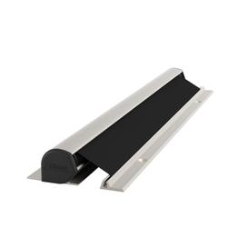 Athmer Fingerschutzrollo, NR 25 sichtbar verschraubt H 25mm, edelstahlfarben eloxiert, Länge 325-2500mm, L ___mm, Bandgegenseite Nr. 5-185-1000-2109