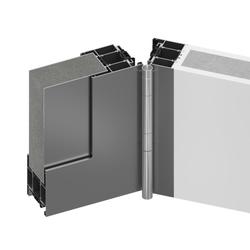 Athmer Tür-Schutzprofil, BO-22 sichtbar verschraubt Ø 22mm, H 31,5mm, S 1,5mm, silberfarbig, Länge Zuschnitt: auf Fixmaß, Bandseite, Tür stumpf Nr. 5-452-1000