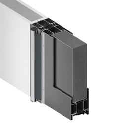 Athmer Fingerschutzrollo, NR 26 XL w-proof rolloseitig verdeckt verschraubt H 26mm, verkehrsweiß RAL 9016, Bandgegenseite Nr. 5-709-1000-2114