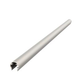 Athmer Tür-Schutzprofil, 1980mm, BU-18K+ verdeckte Klipsbefestigung H 18mm, edelstahlfarben eloxiert, Bandseite, Tür gefälzt Nr. 5-322-1980