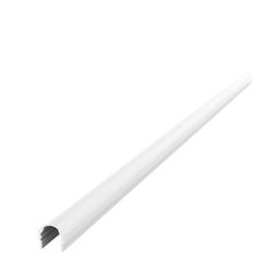 Athmer Tür-Schutzprofil, 1755mm, BU-16K+ verdeckte Klipsbefestigung H 15mm, verkehrsweiß RAL 9016, Bandseite, Tür gefälzt Nr. 5-311-1755