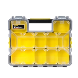 Stanley Organizer FatMax 10 flache Fächer 44,6x7,4x35,7cm herausnehmbare Boxen robust Nr. 1-97-517