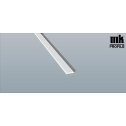 Flachprofil weiß, 20x3mm mit SK & WL, (a 6,00 Meter) Nr. 078199 WL
