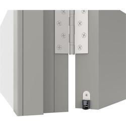 Athmer Türabsenkdichtung, 750mm, Stadi LD 17/20 WS, silber zum Anschrauben, B 17mm, H 20mm, Hub 16mm, einseitig, ALU (mit Zubehör 5104) Nr. 1-953-0750