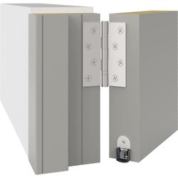 Athmer Türabsenkdichtung, 1200mm, Stadi LD 24/20 WS, silber zum Anschrauben, B 24mm, H 20mm, Hub 16mm, einseitig, ALU (mit Zubehör 5302) Nr. 1-951-1200