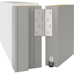 Athmer Türabsenkdichtung, 900mm, Stadi L-20/20 WS, silber zum Anschrauben, B 20mm, H 20mm, Hub 16mm, einseitig, ALU (mit Zubehör 5104) Nr. 1-939-0900