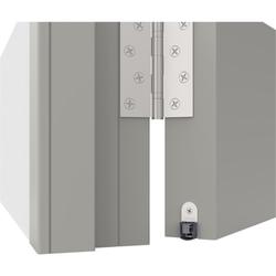 Athmer Türabsenkdichtung, 750mm, Stadi MD 17/17 WS, silber zum Anschrauben, B 17mm, H 17mm, Hub 13mm, einseitig, ALU (mit Zubehör 5104) Nr. 1-950-0750