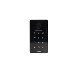 Sorex WIFI UNILOCK 2.0, Zahlencode, Fingerscan, RIFD, Farbe schwarz Smart WiFi Leser können Sie Ihre Tür flexibel entweder per App, RFID-Chip, mit einem 4-8 stelligen Zahlencode oder per Fingerabdruck öffnen Nr. DO502000