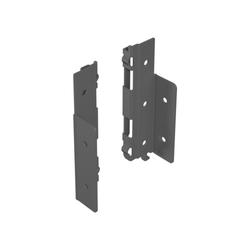 Hettich Schubkasten-Rückwandverbinder, links, H 139mm AvanTech YOU, 9257692, Stahl anthrazit