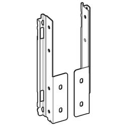 Hettich Schubkasten-Rückwandverbinder, links, H 251mm AvanTech YOU, 9257672, Stahl silber