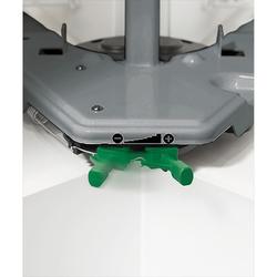 Hettich Küchenunterschrank-Eckschrankdrehbeschlag, anthrazit, pulverbeschichtet Revo 90° 9277663, für lichte Schrankhöhen 660-860mm mit Dämpfung, Korpusbreite 800mm, Korpustiefe 800mm