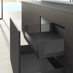 Hettich Schubkasten-Designelement AvanTech YOU, 9283229, Glas H 66mm