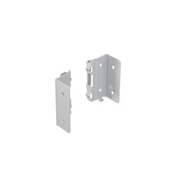 Hettich Schubkasten-Rückwandverbinder, links, H 101mm AvanTech YOU, 9257666, Stahl silber