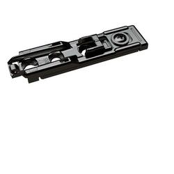 Hettich Linear-Montageplatte mit Direkt-Höhenverstellung, in obsidianschwarz, Lochreihe 20x32mm, zum Anschrauben, Distanz 3,0mm 9117472
