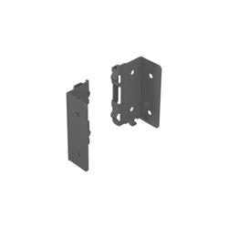 Hettich Schubkasten-Rückwandverbinder, links, H 101mm AvanTech YOU, 9257690, Stahl anthrazit