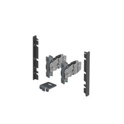 Hettich Innenschubkasten-Frontverbinder anthrazit AvanTech YOU, 9257619, zum Selbstablängen