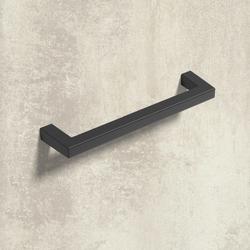 Hettich Griff, B 10x128mm, H 32mm, Zink Tornea 9269731 schwarz matt L 138mm