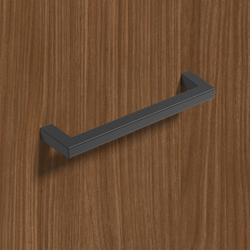 Hettich Griff, B 10x128mm, H 32mm, Zink Tornea 9269731 schwarz matt L 138mm