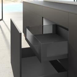 Hettich Schubkasten-Designelement AvanTech YOU, 9283237, Glas H 130mm