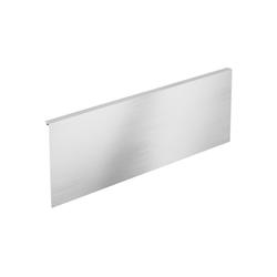 Hettich Schubkasten-Dekorprofil, Aluminium edelstahloptik AvanTech YOU, 9257649, Nennlänge 2000mm, zum Aufclipsen