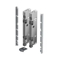 Hettich Innenschubkasten-Frontverbinder silber AvanTech YOU, 9257623, zum Selbstablängen Höhe 187mm
