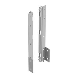 Hettich Schubkasten-Rückwandverbinder, rechts, H 251mm AvanTech YOU, 9257673, Stahl silber
