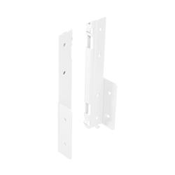 Hettich Schubkasten-Rückwandverbinder, rechts, H 187mm AvanTech YOU, 9257683, Stahl weiß