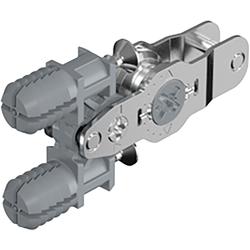 Hettich AvanTech YOU Frontbefestigung Zarge Stahl, Höhe 77mm, zum Einschlagen 9255833