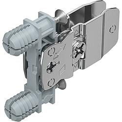 Hettich AvanTech YOU Frontbefestigung Zarge Stahl, Höhe 101/139mm, zum Einschlagen 9255836
