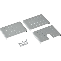 Dorma Endkappe, 3er Set, TS 99 FL, FLR, FLR-K, Aluminium, silber eloxiert Nr. 9900054000301