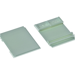 Dorma Endkappe, 2er Set, G-EMR (120°), Aluminium, silber eloxiert Nr. 9900064001101