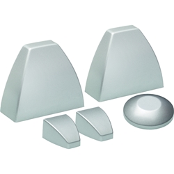 Dorma Endkappe, Set, TS 90 Impulse, Aluminium, silber eloxiert Nr. 10002501