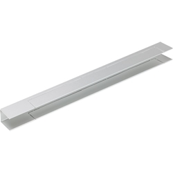 Dorma Abdeckung, für Gleitschiene, G-EMF (120°), Aluminium, silber eloxiert Nr. 9900064000701