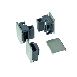 Dorma Endkappe, 2er Set, G-EMF/G-EMR (140°), Edelstahl, edelstahl matt Nr. 9900064010304