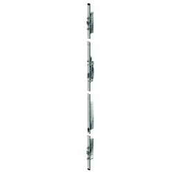 Dorma FH-Selbstverriegelnde-Mehrfachverriegelung, M-SVP 2200 DCW® UU6, Wechselfunktion, Profilzylinder gelocht, D35, E92, VK9, edelstahl matt, DIN Links Nr. 15202001