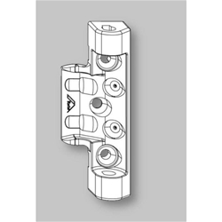Roto Fenster-Axerlager, NX, 12/20-13, DIN Links/Rechts, silber, RotoSil (MG:20) 787202