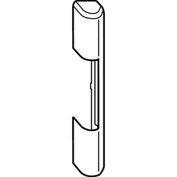 Roto Fenster-Abdeckkappe, Axerlager T, NX, zum Aufstecken, DIN Links/Rechts, Kunststoff, verkehrsweiß (MG:20) 795007