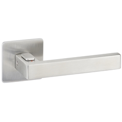 ZT-Drückerpaar 1682L/4040 WEST, mit MAGNETIC Drückerrosette 2611, 4040 Verriegelung im Griff, DIN Links, TS 38-43mm, Oberfl. 60 (Edelstahl matt) Nr. 48678
