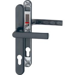 Hoppe Profiltürgarnitur Hamburg 1700/3347N Schnellstift (SST) F9714M schwarz matt PZ 92/8mm TS: 72-82mm Nr. 11783291