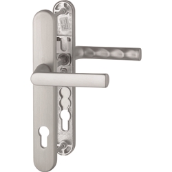 Hoppe Profiltürgarnitur Hamburg 1700FA/3357N F31-1 edelstahloptik matt PZ 92/8mm TS: 72-82mm Nr. 12168877