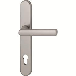 Hoppe Innendrücker auf Langschild 1700FA/3357SN F9 Alu Stahl 40mm Stift PZ 92/8mm Nr. 12170938