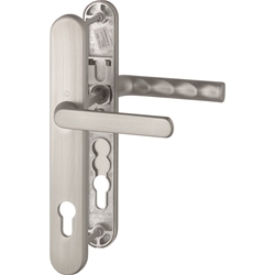 Hoppe Profiltürgarnitur Hamburg flach 099KH/3357N/1700FA F31-1 edelstahloptik matt PZ 92/8mm TS: 72-82mm Nr. 12171013