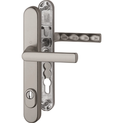 Hoppe Profiltürgarnitur Hamburg ES1 (SK2) 1700FA/3359ZA/3357N F9 Alu Stahl PZ 92/8mm TS: 72-82mm Nr. 12173065