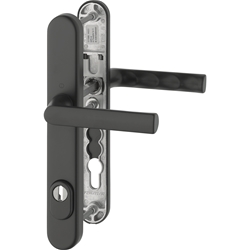 Hoppe Profiltürgarnitur Hamburg ES1 (SK2) 1700FA/3359ZA/3357N F9714M schwarz matt PZ 92/8mm TS: 72-82mm Nr. 12173095