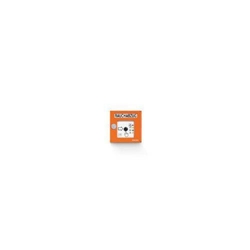 Geze RWA-Feuertaster, FT 4 A - VdS Aufputz 24V DC, Aluminiumdruckguss-Gehäuse inkl. Schild RAUCHABZUG, orange RAL 2011 (PG:18) 161282