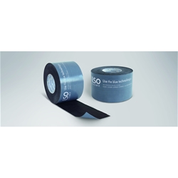Iso-Connect Outside CL Variante Complete Spezialfolie für Fensteranschlussfugen, vollflächig selbstklebend mit 3-fach geteiltem Liner, schwarz, Breite: 140mm, Rolle a 30 Meter (VE = 240 mtr.)