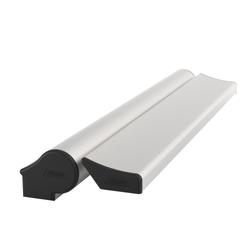 Athmer Tür-Schutzprofil, 1900mm, BA-28+ verdeckt verschraubt, silberfarbig, Bandseite Nr. 5-112-1900