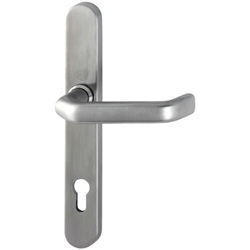 Hoppe RD-Drückergarnitur AP EN179 RD-1313G/3357N/3357SN F1 Alu Natur PZ 92mm OHNE Stift und Schrauben